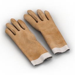 Gloves 4 3d Model Gsm 3ds For Interior 3d Visualization