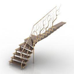 stair 3D Model Preview #da9c46d0