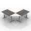 3D "Unisma Alfa Desk table" - Interior Collection