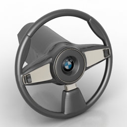 steering wheel car bmw 3D Model Preview #5256d6ab