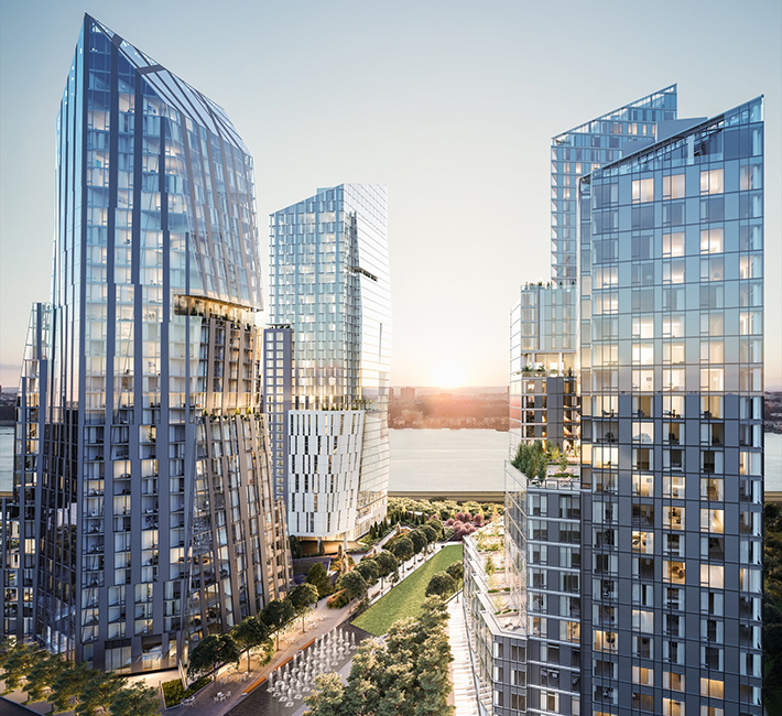 Waterline Square residential complex, New York, USA