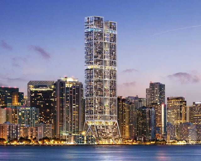 Brickell Towers by Foster + Partners, Miami, USA
