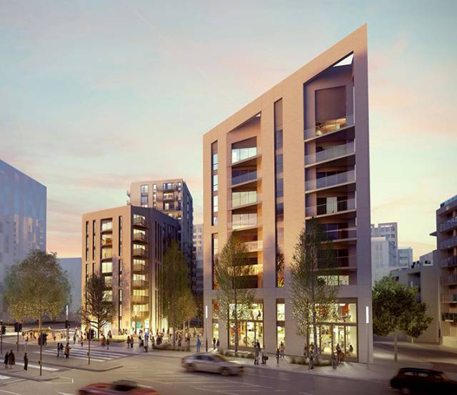 Nine Elms jigsaw mixed-use complex, London, United Kingdom