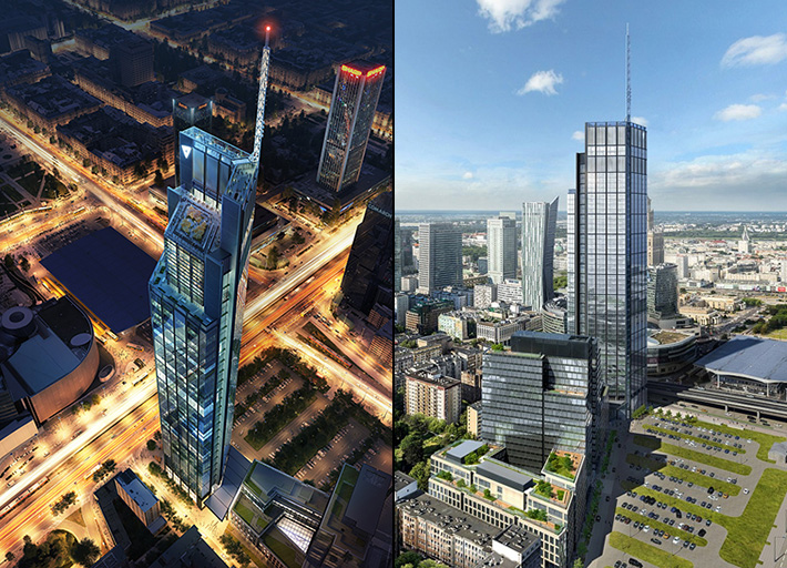 Poland's tallest tower by Foster + Partners, Warsaw, Poland