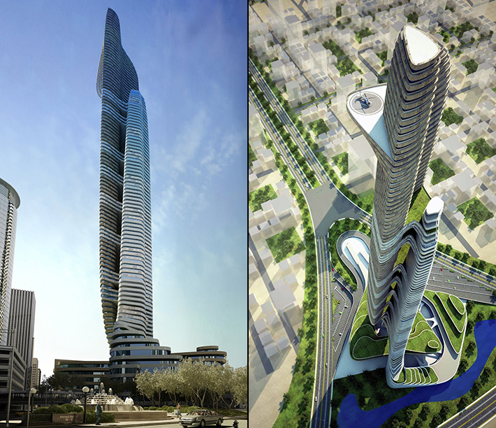 Father and Son Skyscraper by IAMZ Studio, Cairo, Egypt