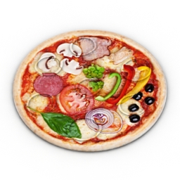 pizza 3D Model Preview #014120c1