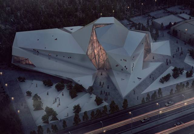 Polour Rock Climbing Hall by New Wave Architecture, Tehran, Iran