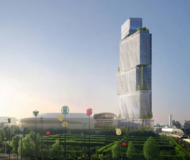 Tour Des Jardins De L'Arche tower, Paris, France