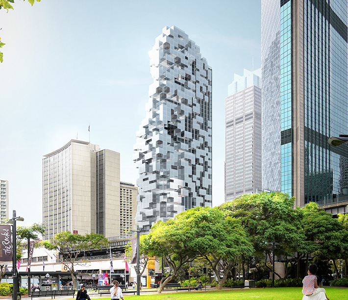 The Coral Tower by MVRDV, Sydney, Australia