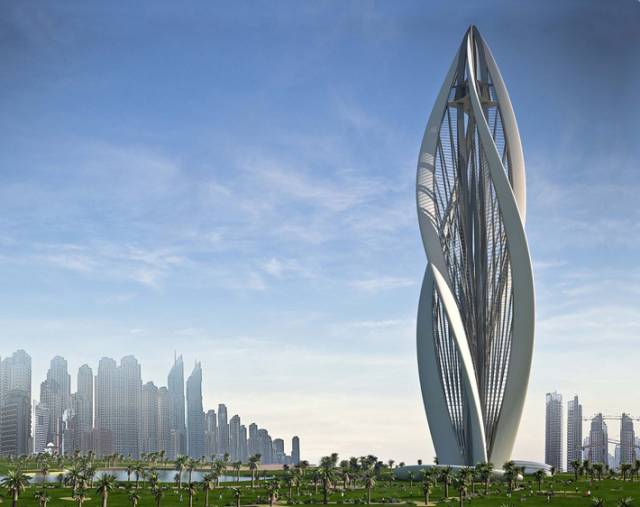 'Blossoming Dubai' tower by Petra Architects, Dubai, UAE