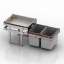 3D "Kitchen container Tank 40SF Ref 9093-9094" - Interior Collection