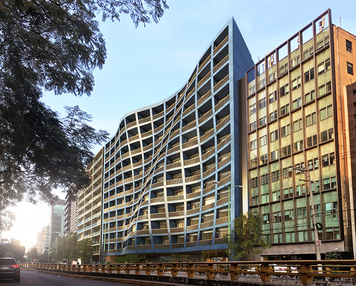 Arquimedes 7 apartment building, Mexico City, Mexico