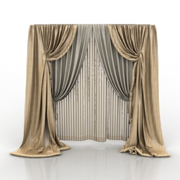 curtain classic 3D Model Preview #ebe25749