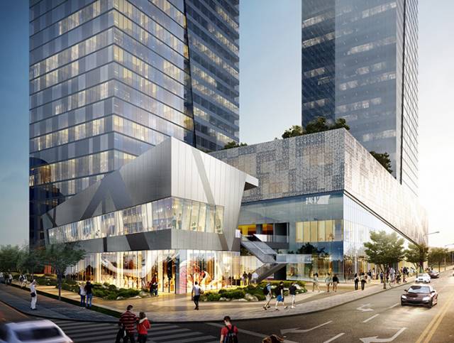New Lotte Mall by Studio Libeskind, Songdo, South Korea
