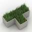 3D "Grass pots garden decor" - Interior Collection