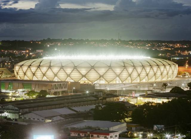 Arena da Amazonia by gmp Architects, Amazonas, Brazil