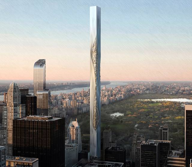 Flexible Materials Skyscraper, New York, USA