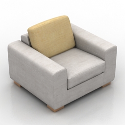 armchair prado 3D Model Preview #05a1082d
