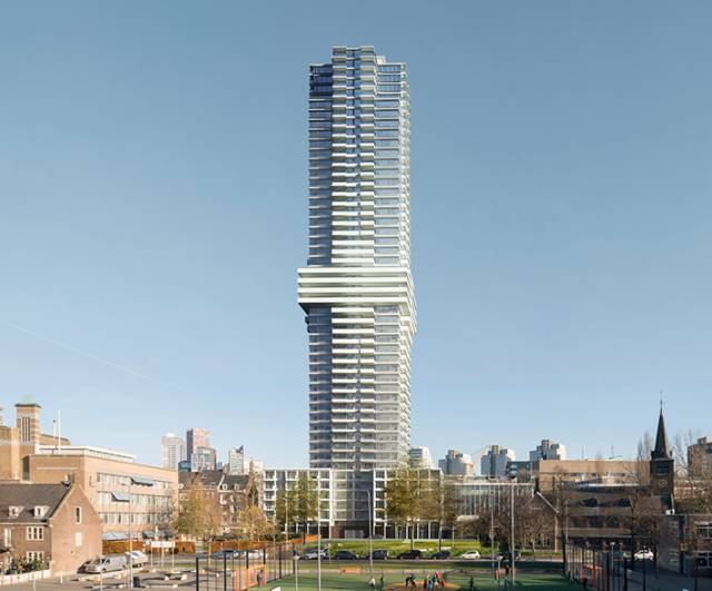 Cooltoren residential tower, Rotterdam, Netherlands