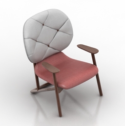 armchair 1 3D Model Preview #369a2f55