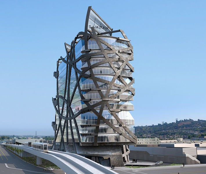 (W)rapper tower, Los Angeles, United States