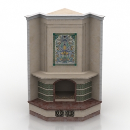 fireplace 3D Model Preview #6f78b451