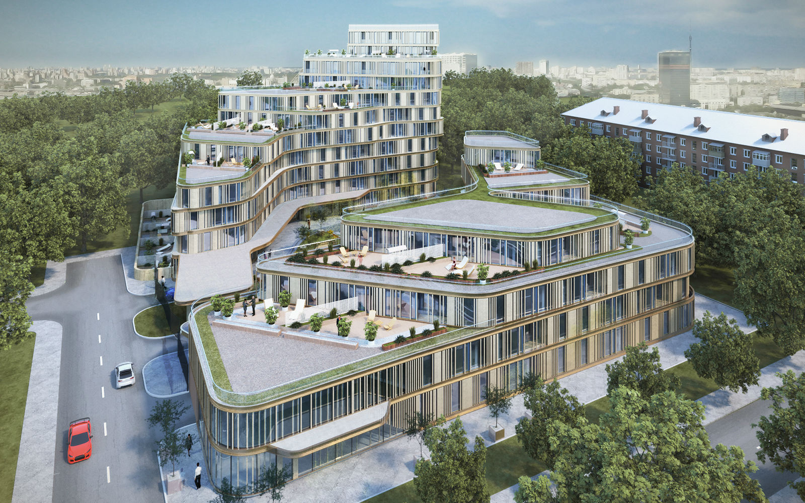 'Mosfilm' luxury residential complex, Moscow, Russia