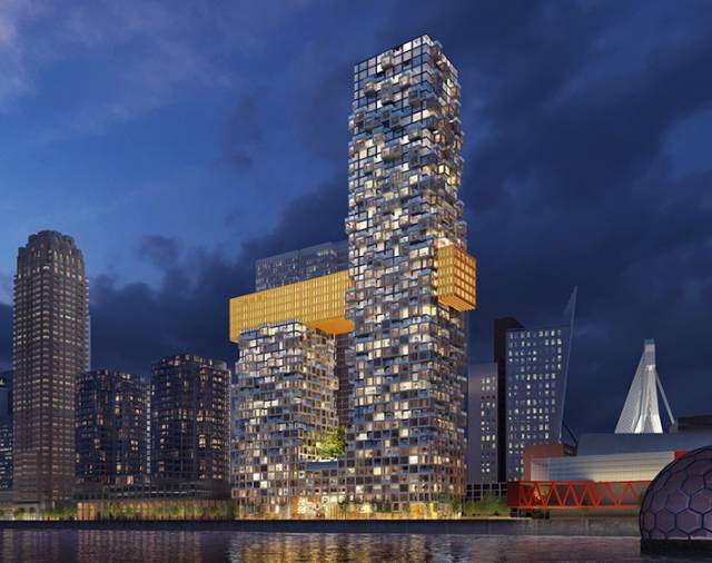 The Sax mixed-use tower by MVRDV, Rotterdam, Netherlands