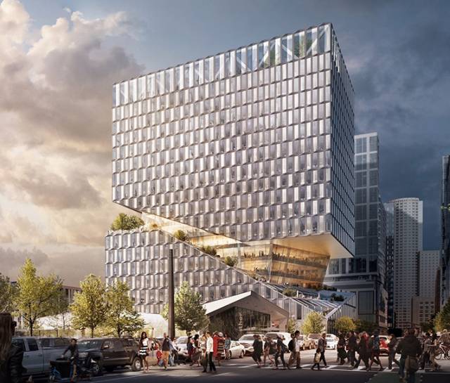 88 Seaport mixed-used building by OMA, Boston, USA