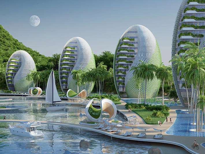 Nautilus Eco-Resort by Vincent Callebaut, Palawan, Philippines