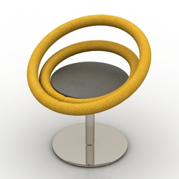 armchair adrenalina circle 3D Model Preview #6235e64a