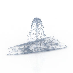 fountain 3D Model Preview #f667c590