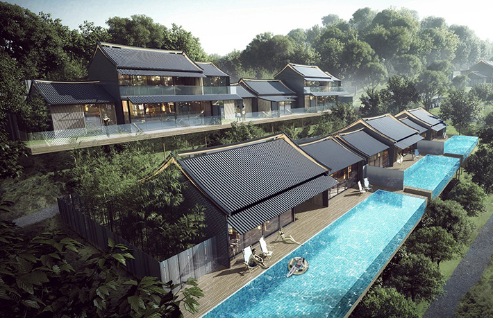New luxury resort by Aedas, Hengqin Island, Zhuhai, China