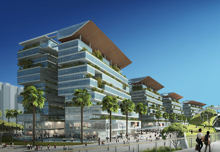 OCT Bao'an district by Laguarda.Low architects, Shenzhen, China