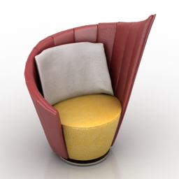 armchair 4 3D Model Preview #e874d485