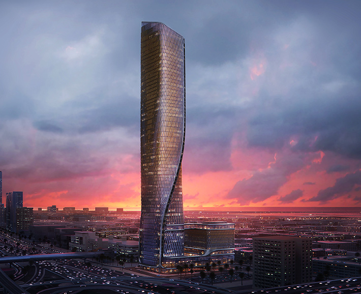 Wasl Tower by UNStudio, Dubai, United Arab Emirates