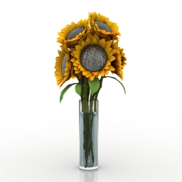 Download 3D Sunflowers