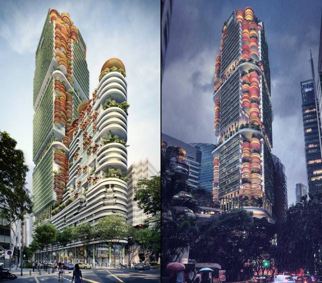 Sky Forest City Tower by  WOHA Architects, Singapore