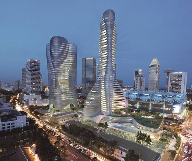 Urban Oasis by UNStudio, Beach Road, Singapore