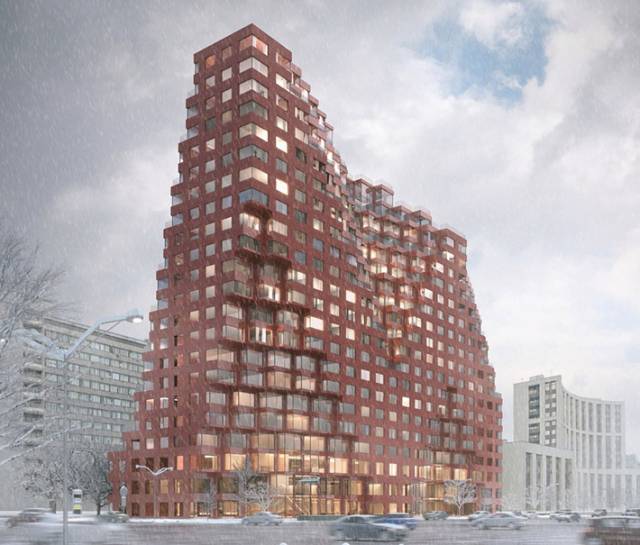 Silhouette mixed-use complex by MVRDV, Moscow, Russia