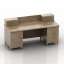 3D "Country table shelves" - Interior Collection