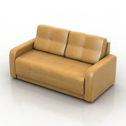 sofa ostin pushe 3D Model Preview #be58a24d