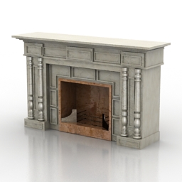 fireplace 3D Model Preview #3f72b7ff