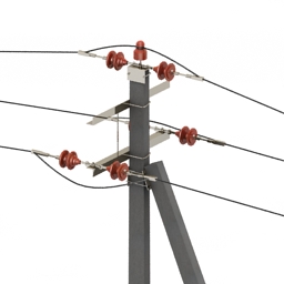 power line supports 3D Model Preview #c4576843