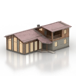 house country 3D Model Preview #ce2de561