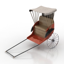 rickshaw 3D Model Preview #ab0f1f79