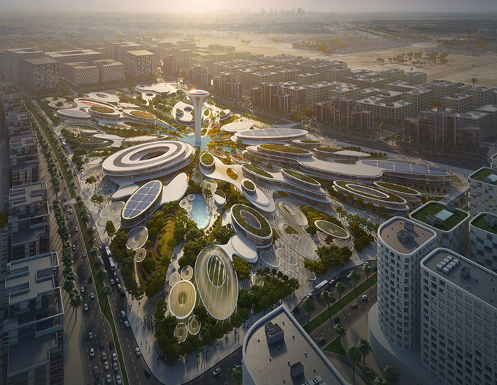 Aljada by Zaha Hadid Architects, Sharjah, UAE