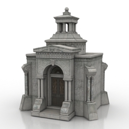 mausoleum 3D Model Preview #6af8f8b1