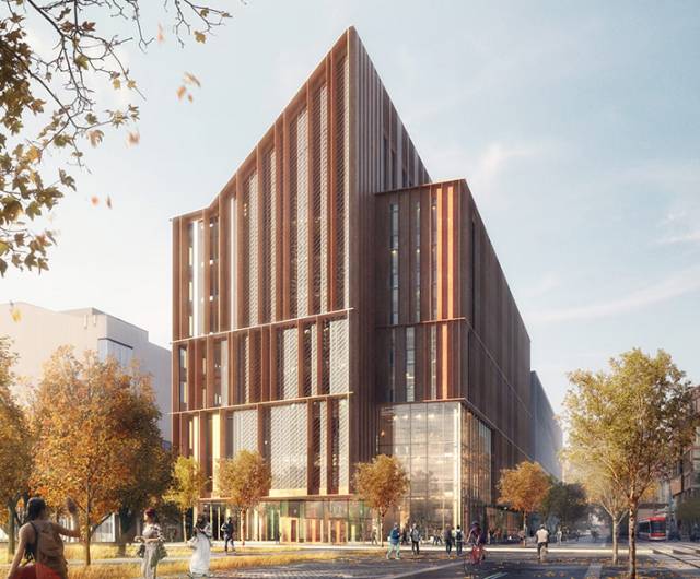 The Arbour timber building, Toronto, Canada
