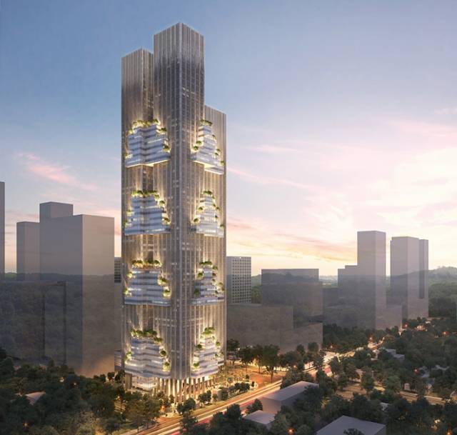 Vankeyu City by WOHA, Shenzhen, China